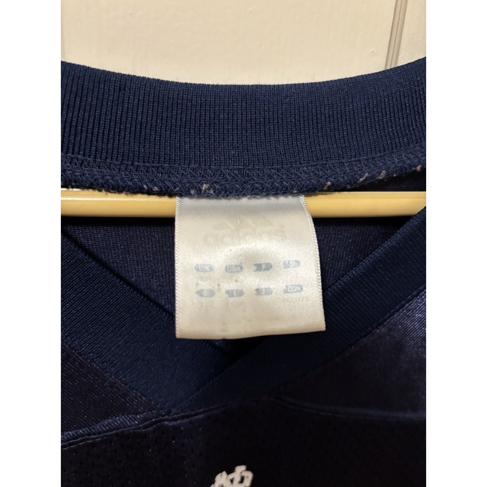 Notre Dame Fighting Irish Adidas Men's XXL College Blue Football Jersey #10 - Picture 3 of 5